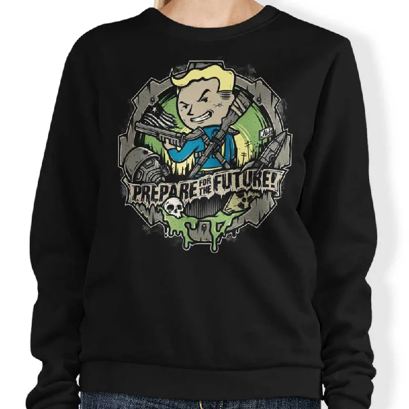 Women's Blouse with LacePrepare for the Future - Sweatshirt