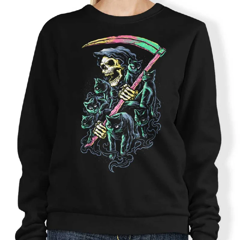 Women's Short-Sleeve Blouse7 Deadly Cats - Sweatshirt