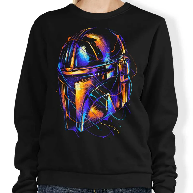 Women's Blouse with High CollarColorful Hunter - Sweatshirt