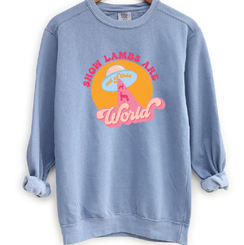 Women's Blouse with ShirringUFO Lamb Crewneck (S-3XL) - Multiple Colors!