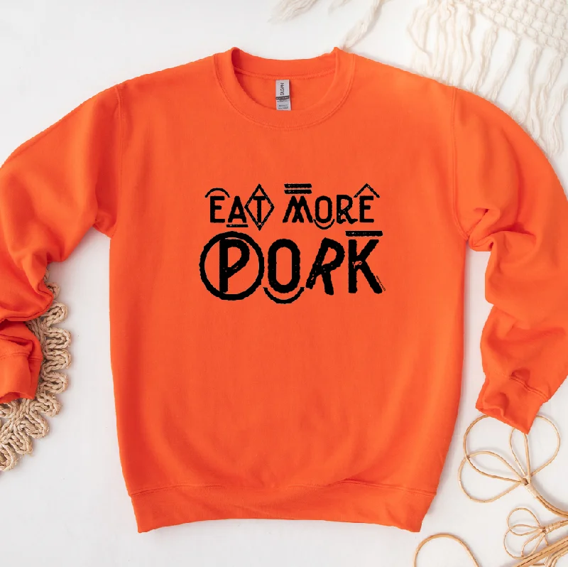 Women's Blouse for Casual WearBranded Eat More Pork Crewneck (S-3XL) - Multiple Colors!