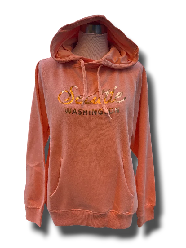 Women's Blouse with FlouncesSeattle Gold Foil Sweatshirt