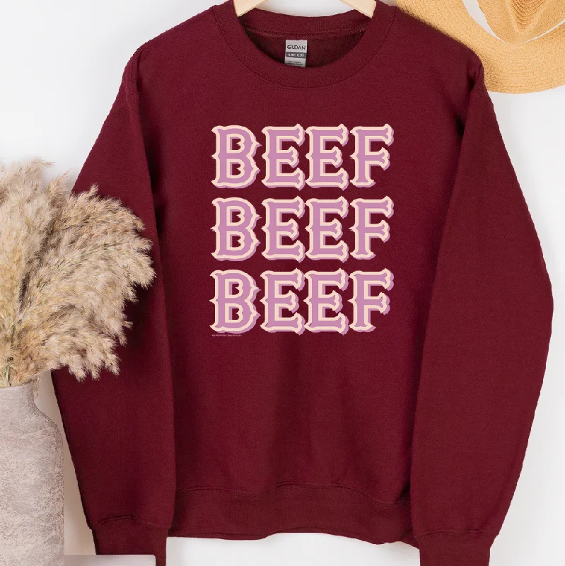 Women's Blouse with Low CollarWestern Beef Crewneck (S-3XL) - Multiple Colors!
