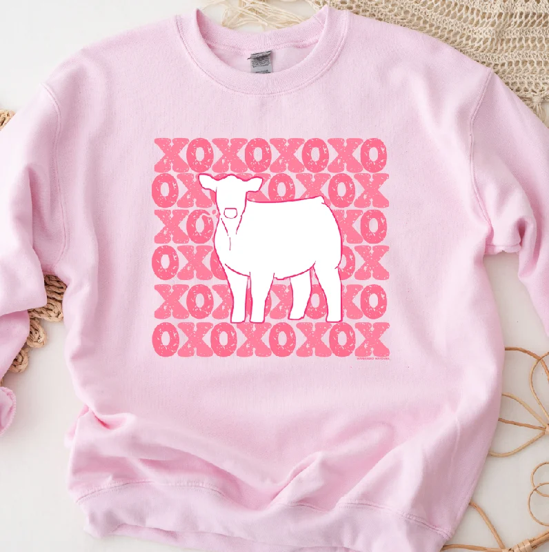 Women's Blouse with V-Shaped HemXO Steer Crewneck (S-3XL) - Multiple Colors!
