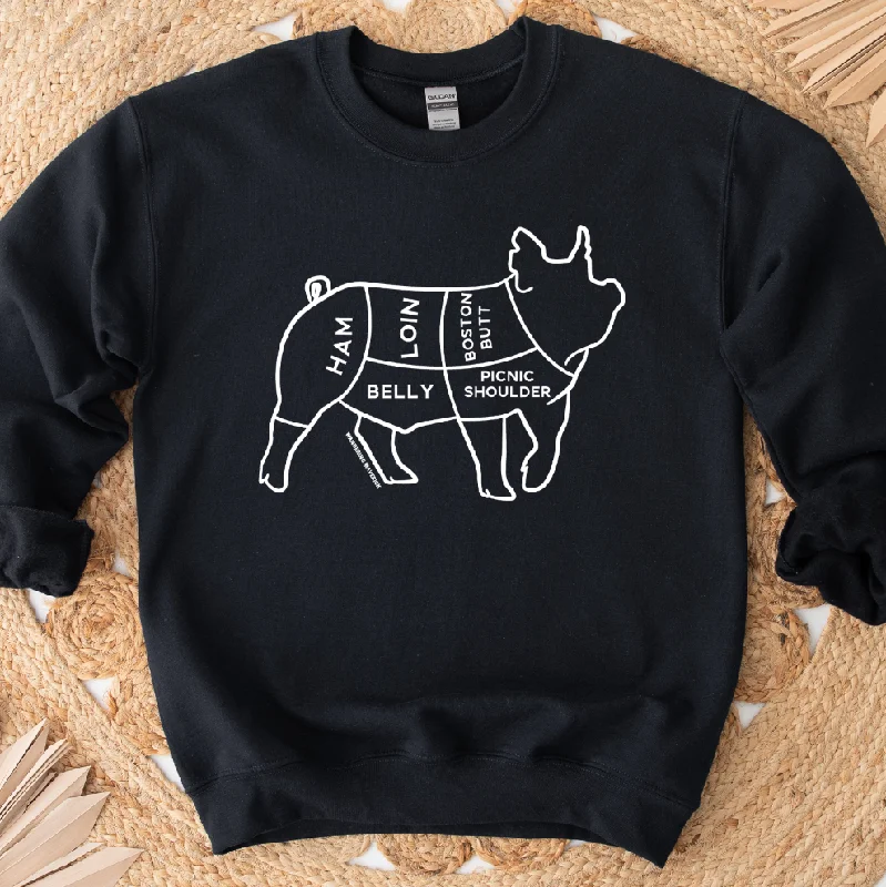Women's Blouse with Collarless DesignPork Cuts WHITE INK Crewneck (S-3XL) - Multiple Colors! Women's Blouse with Collarless DesignPork Cuts WHITE INK Crewneck (S-3XL) - Multiple Colors!