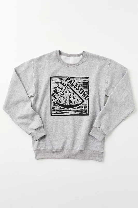 Women's Blouse with SequinsFree Palestine Crewneck