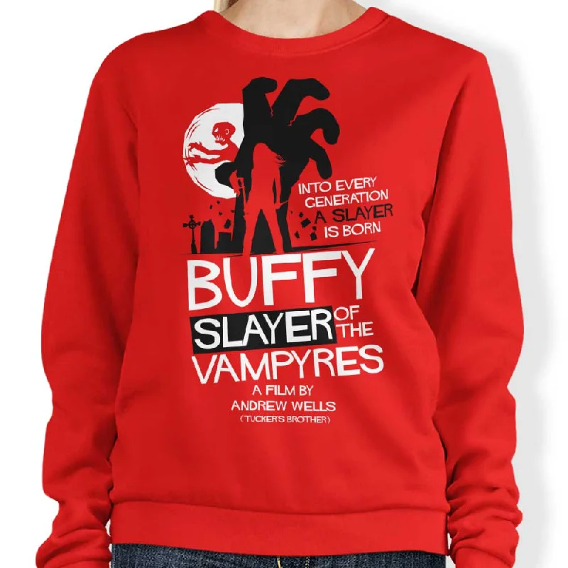Women's Blouse with RufflesSlayer of the Vampyres - Sweatshirt