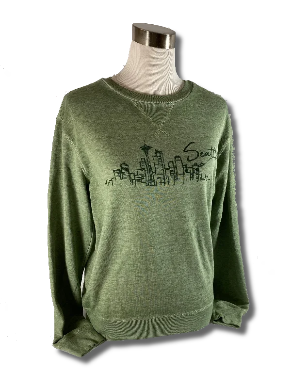 Women's Blouse with PocketsSeattle Skyline Sweatshirt