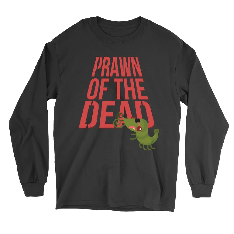 Women's Blouse with Shawl CollarMovie The Food™ "Prawn Of The Dead" Long Sleeve T-Shirt