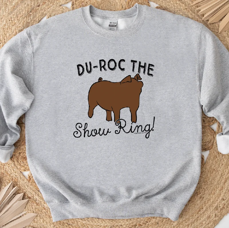 Women's Blouse with ZipperDu-Roc The Show Ring Crewneck (S-3XL) - Multiple Colors!