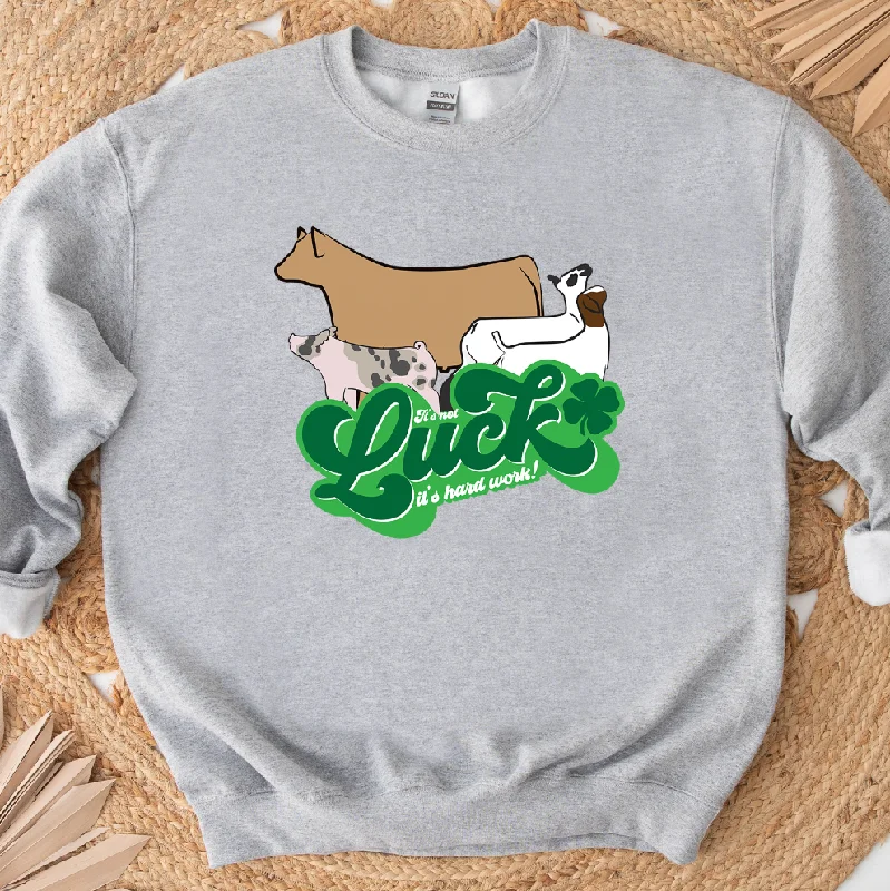 Women's Blouse with Short SleevesStock Show It's Not Luck Crewneck (S-3XL) - Multiple Colors! Women's Blouse with Short SleevesStock Show It's Not Luck Crewneck (S-3XL) - Multiple Colors!