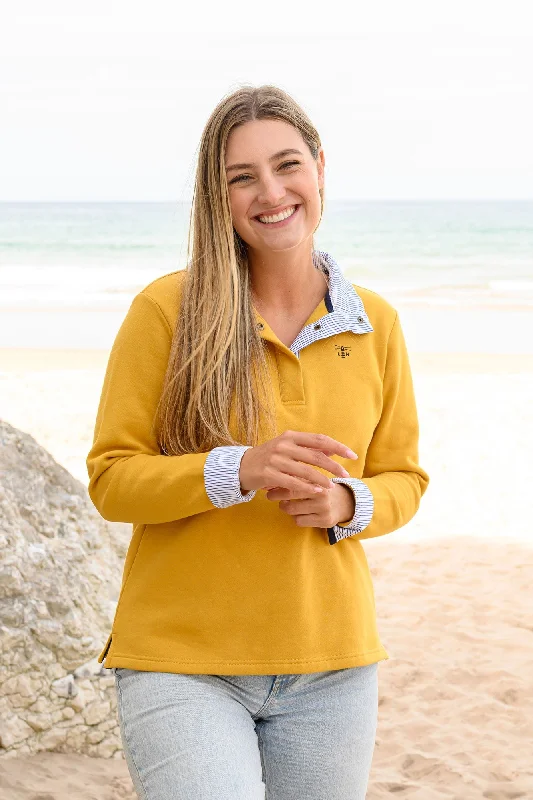 Women's Blouse with EmbroideryHaven Jersey - Antique Gold