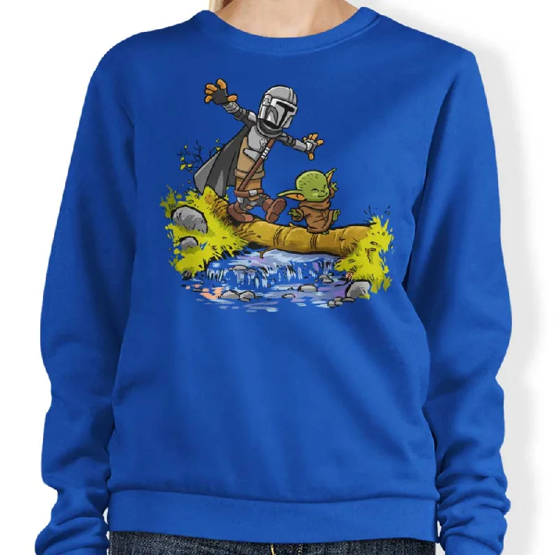 Women's Blouse with U-Shaped NeckBaby and Merc - Sweatshirt