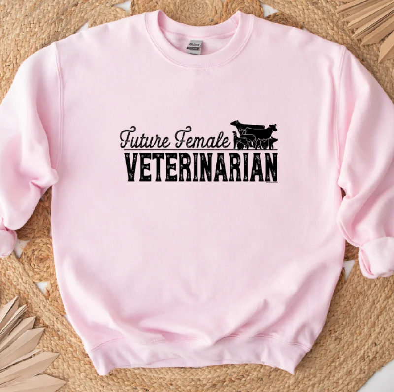Women's Blouse with Notched CollarFuture Female Veterinarian Crewneck (S-3XL) - Multiple Colors! Women's Blouse with Notched CollarFuture Female Veterinarian Crewneck (S-3XL) - Multiple Colors!