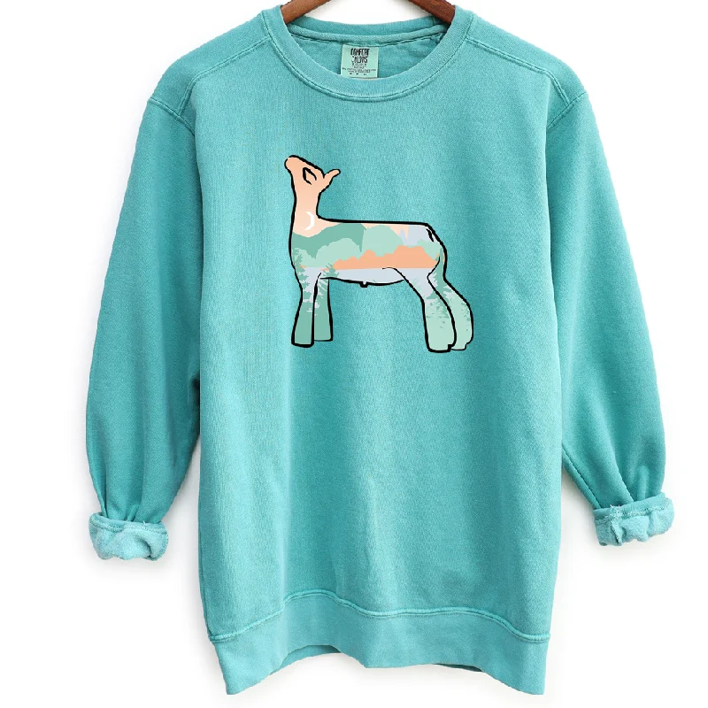 Women's Blouse with Mandarin CollarMountain Lamb Crewneck (S-3XL) - Multiple Colors!
