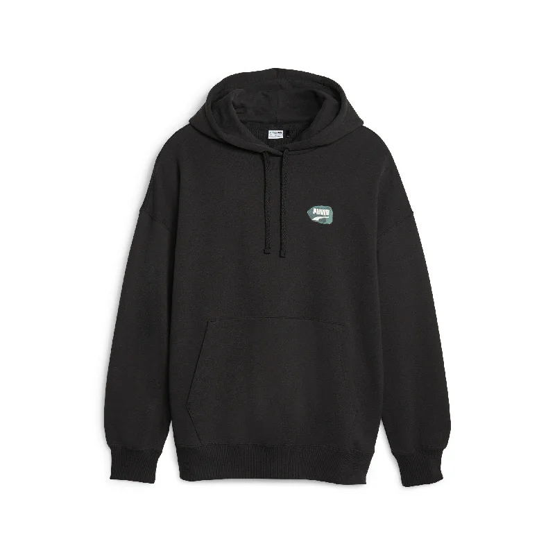 Women's Blouse for SchoolPUMA Women's DOWNTOWN Oversized Graphic Hoodie