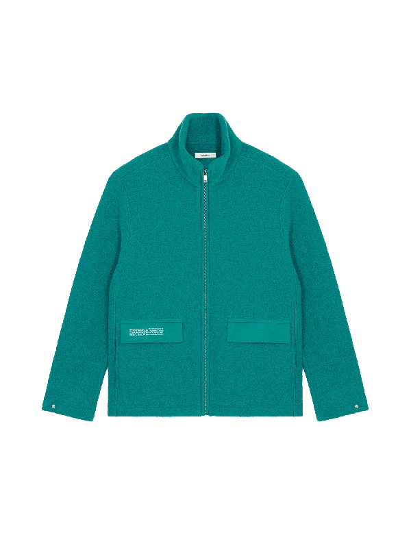 Women's Blouse with Narrow CollarWomen's DNA Utility Wool Jacket—scarab teal