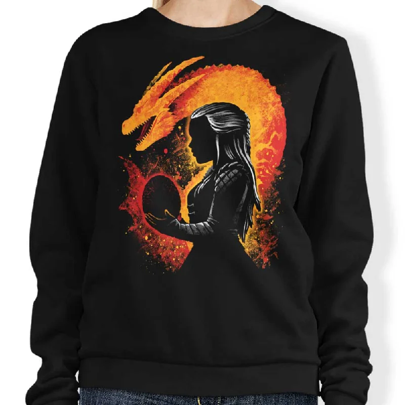 Women's Blouse with U-Shaped CollarThe Realm's Delight - Sweatshirt