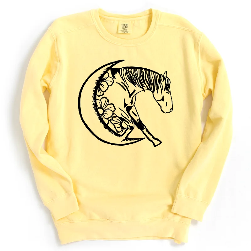 Women's Blouse for ChurchBoho Horse Crewneck (S-3XL) - Multiple Colors!