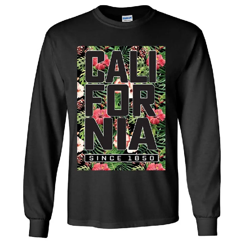 Women's Blouse with Square NeckCalifornia Republic 1850 Floral Long Sleeve Shirt