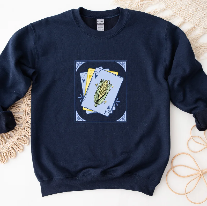 Women's Blouse with Rounded HemFFA Cards Crewneck (S-3XL) - Multiple Colors!