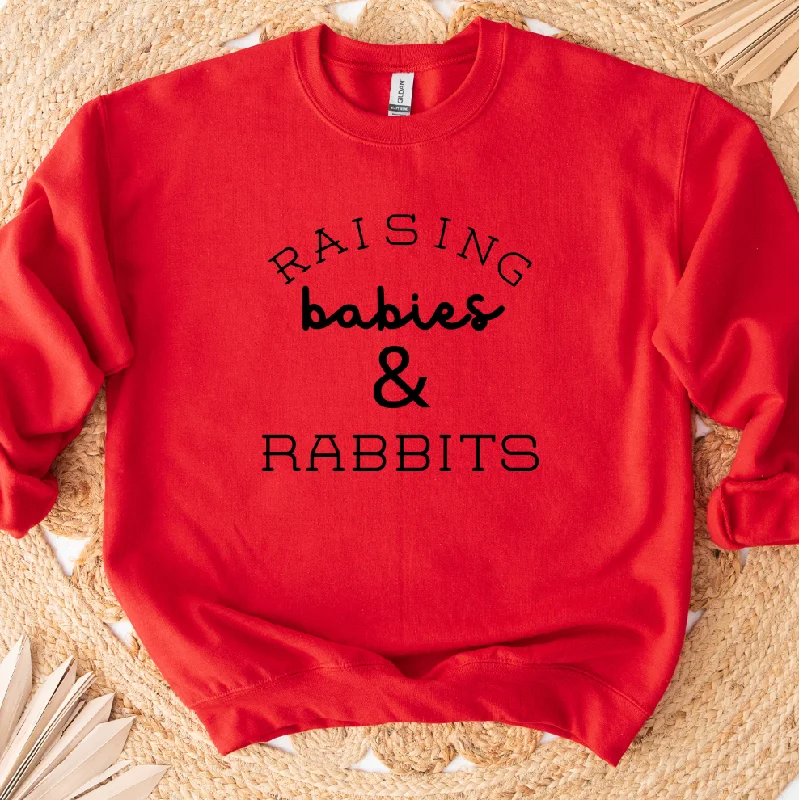 Women's Blouse with Sweetheart NeckRaising Babies & Rabbits Crewneck (S-3XL) - Multiple Colors! Women's Blouse with Sweetheart NeckRaising Babies & Rabbits Crewneck (S-3XL) - Multiple Colors!