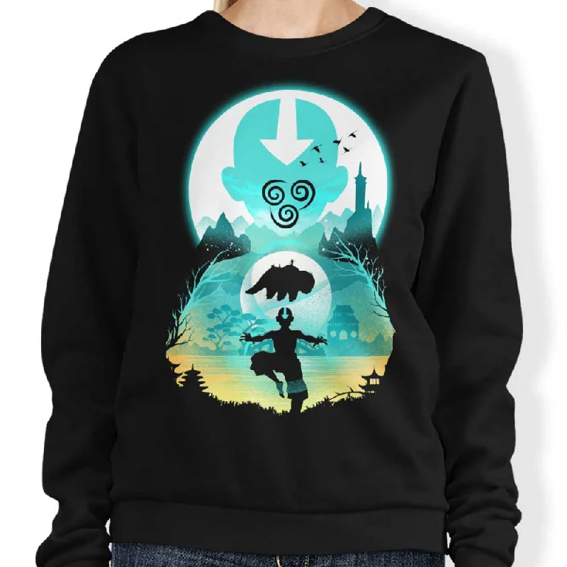 Women's Blouse with Notched CollarAirscape - Sweatshirt