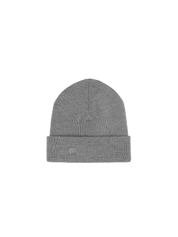 Women's Blouse with Lapel CollarDNARegenerative Merino Wool Beanie—grey marl