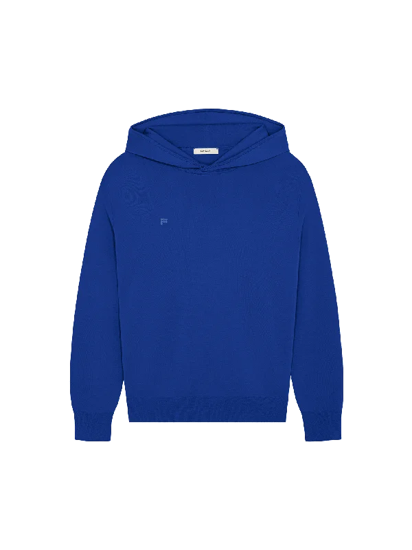 Women's Blouse with Narrow CollarWomens DNA Regenerative Merino Wool Hoodie—earth blue