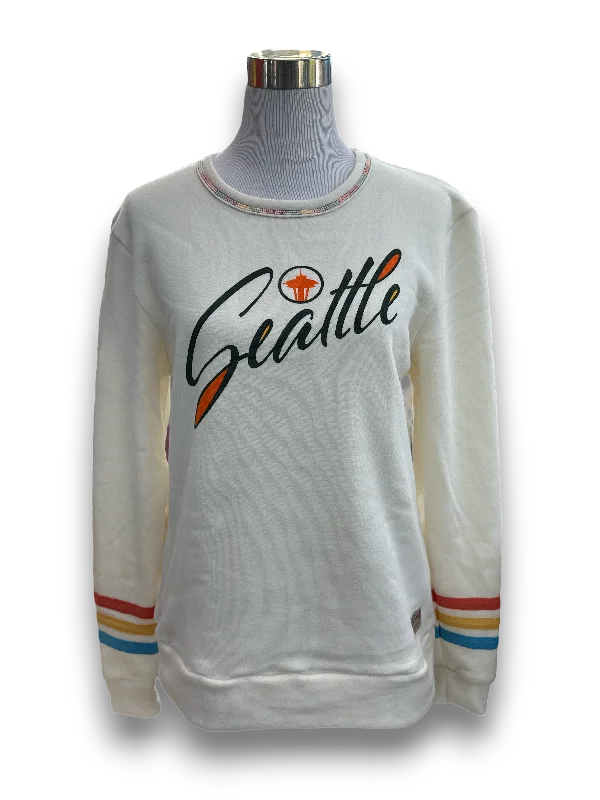 Women's Blouse with RufflesSeattle Stripe Sweatshirt