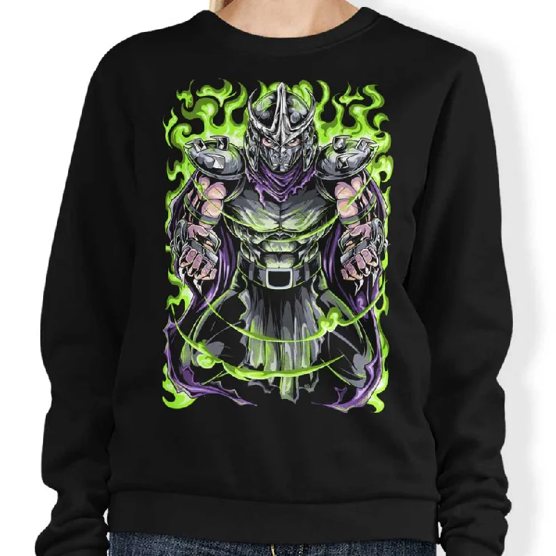 Women's Blouse with Rounded CollarShredded Power - Sweatshirt