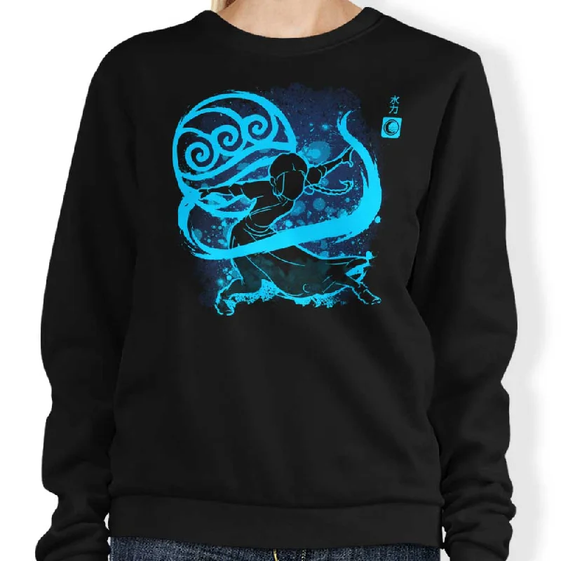 Women's Blouse with ButtonsThe Water Power - Sweatshirt