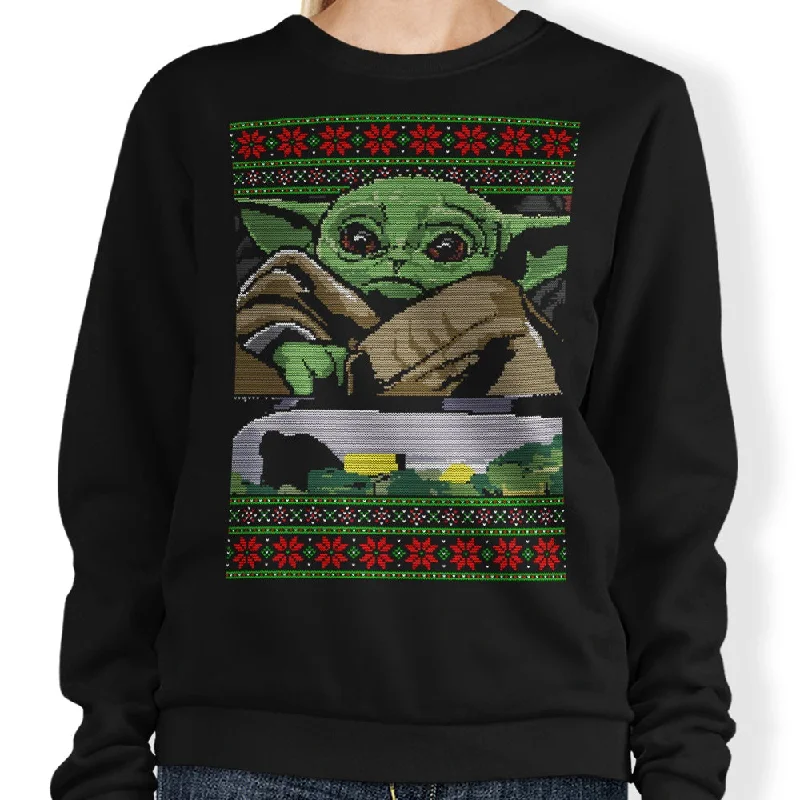 Women's Blouse with Notched CollarBaby Yelled at Sweater - Sweatshirt