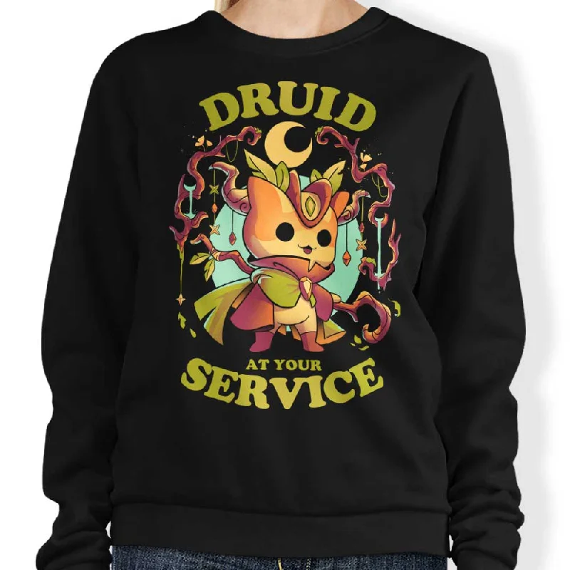 Women's Blouse with Shirt CollarDruid at Your Service - Sweatshirt