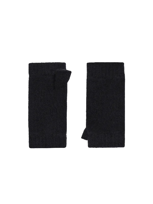 Women's Blouse with BeltCashmere Wrist Warmer—black