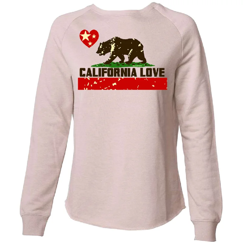 Women's High-Neck BlouseCalifornia Love Super Soft Crewneck Sweater