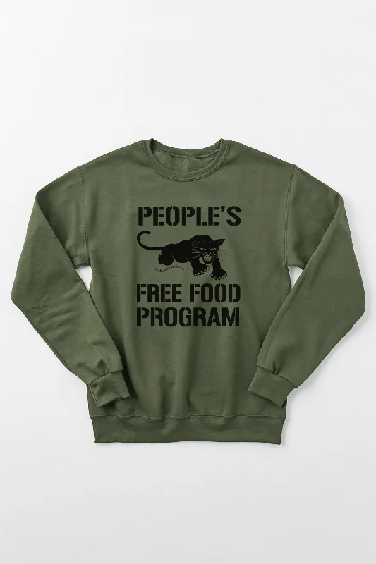 Women's Blouse with PocketsBlack Panther Crewneck