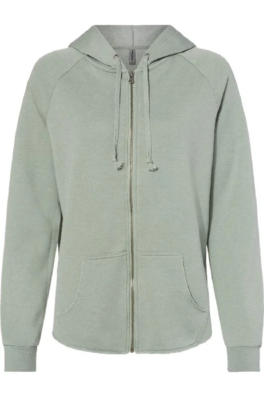 Women's Blouse with Long LengthIndependent Trading Co. Women´s California Wave Wash Full-Zip Hooded Sweatshirt Women's Blouse with Long LengthIndependent Trading Co. Women´s California Wave Wash Full-Zip Hooded Sweatshirt