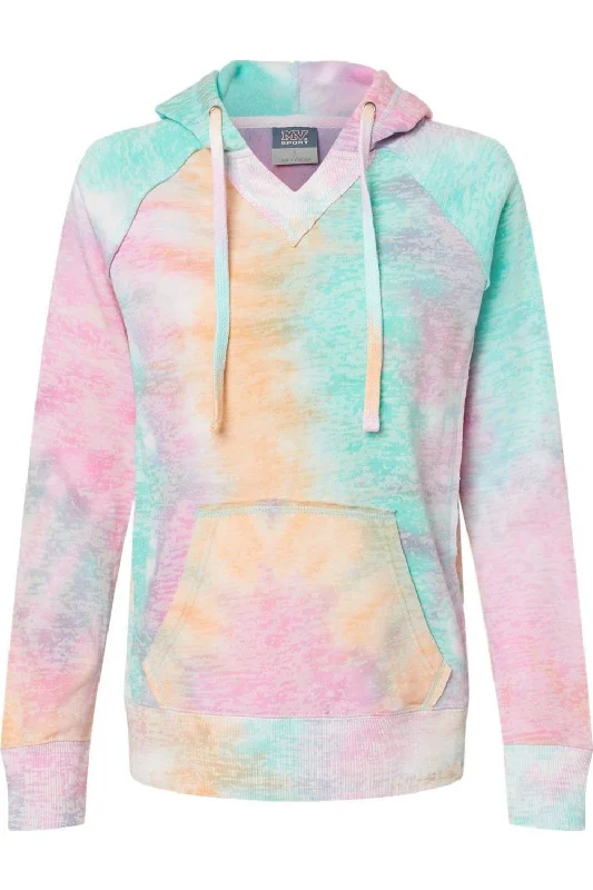 Women's Blouse with Sweetheart CollarMV Sport Womens Courtney Burnout V-Notch Hooded Sweatshirt Women's Blouse with Sweetheart CollarMV Sport Womens Courtney Burnout V-Notch Hooded Sweatshirt