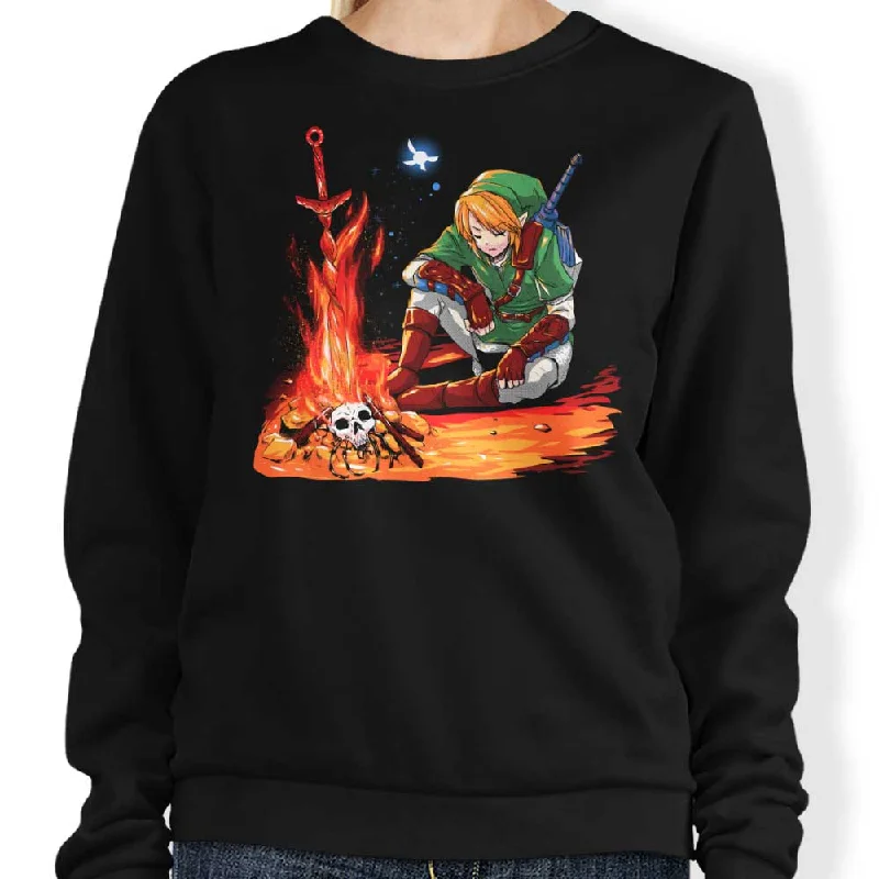 Women's Blouse with Boat CollarDark Link - Sweatshirt