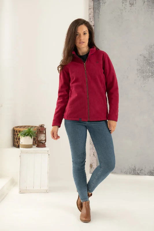 Women's Blouse with Notched CollarAshby Waterproof Fleece - Berry
