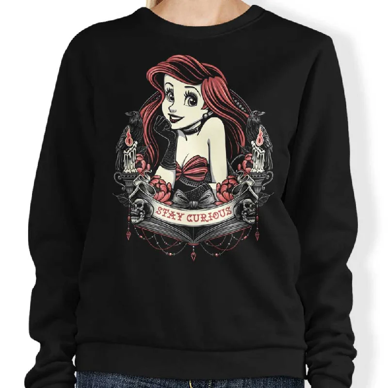 Women's Blouse with U-Shaped NeckStay Curious - Sweatshirt