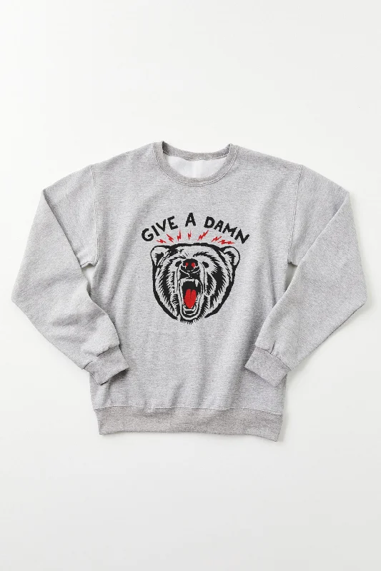 Women's Blouse for Casual WearGive a Damn Crewneck
