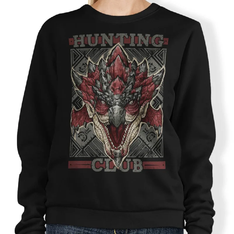 Women's Blouse with Notched CollarHunting Club: Rathalos (Alt) - Sweatshirt