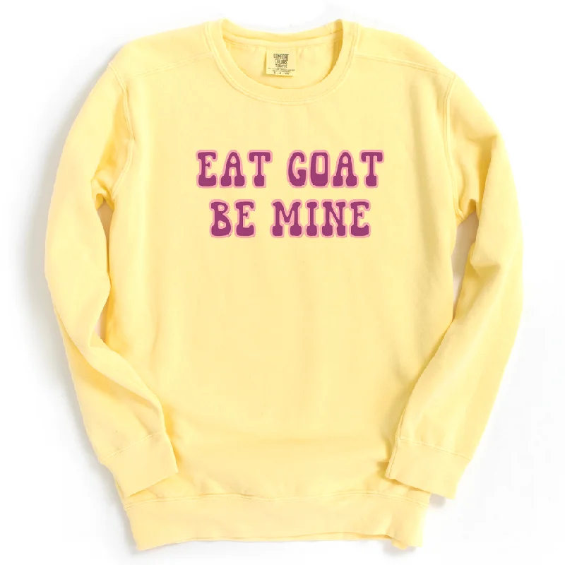 Women's Blouse with CollarEat Goat Be Mine Crewneck (S-3XL) - Multiple Colors!