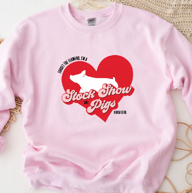 Women's Blouse with Shirt CollarForget The Flowers - Pig Crewneck (S-3XL) - Multiple Colors! Women's Blouse with Shirt CollarForget The Flowers - Pig Crewneck (S-3XL) - Multiple Colors!