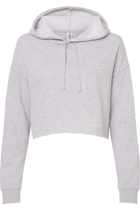 Women's Blouse with RufflesIndependent Trading Co. Womens Lightweight Crop Hooded Sweatshirt Women's Blouse with RufflesIndependent Trading Co. Womens Lightweight Crop Hooded Sweatshirt
