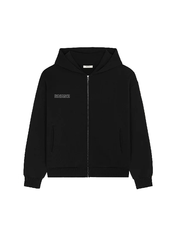 Women's Blouse with CollarWomens DNA Heavyweight Zipped Hoodie—black