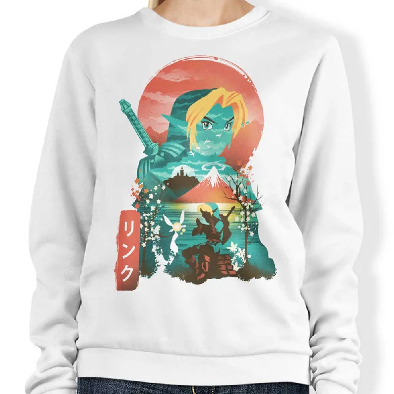 Women's Blouse with EmbroideryUkiyo-e Ocarina - Sweatshirt