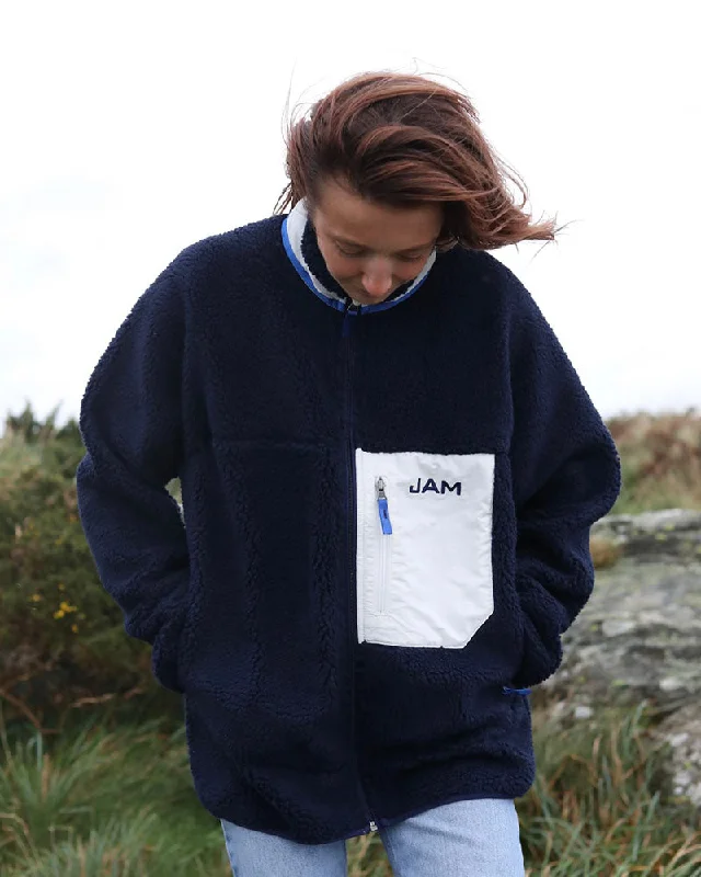 Women's Blouse with Notched CollarRockaway Fleece | Navy